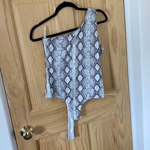 Snake Print Body Suit